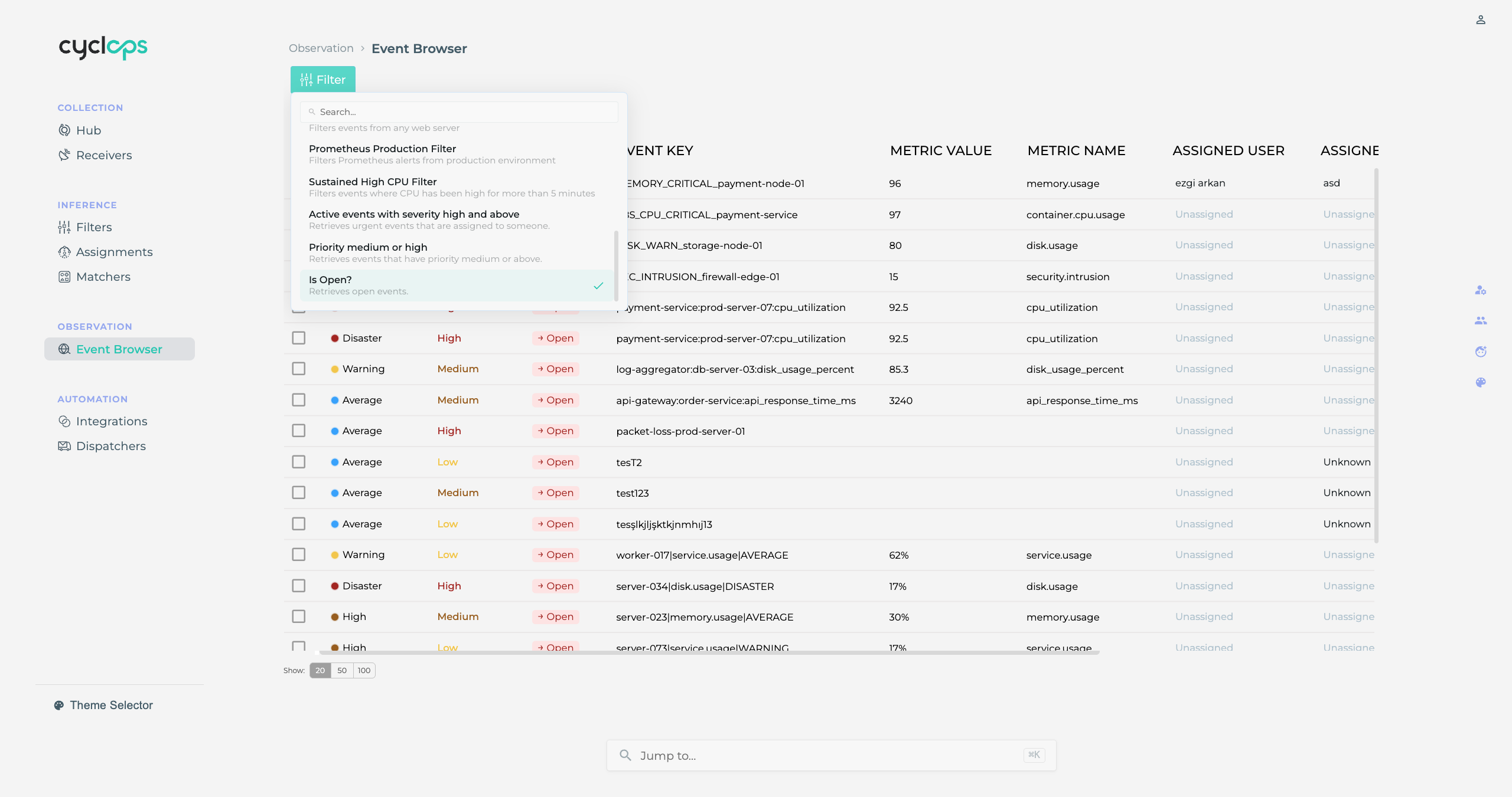 Unified Ingestion Layer product screen